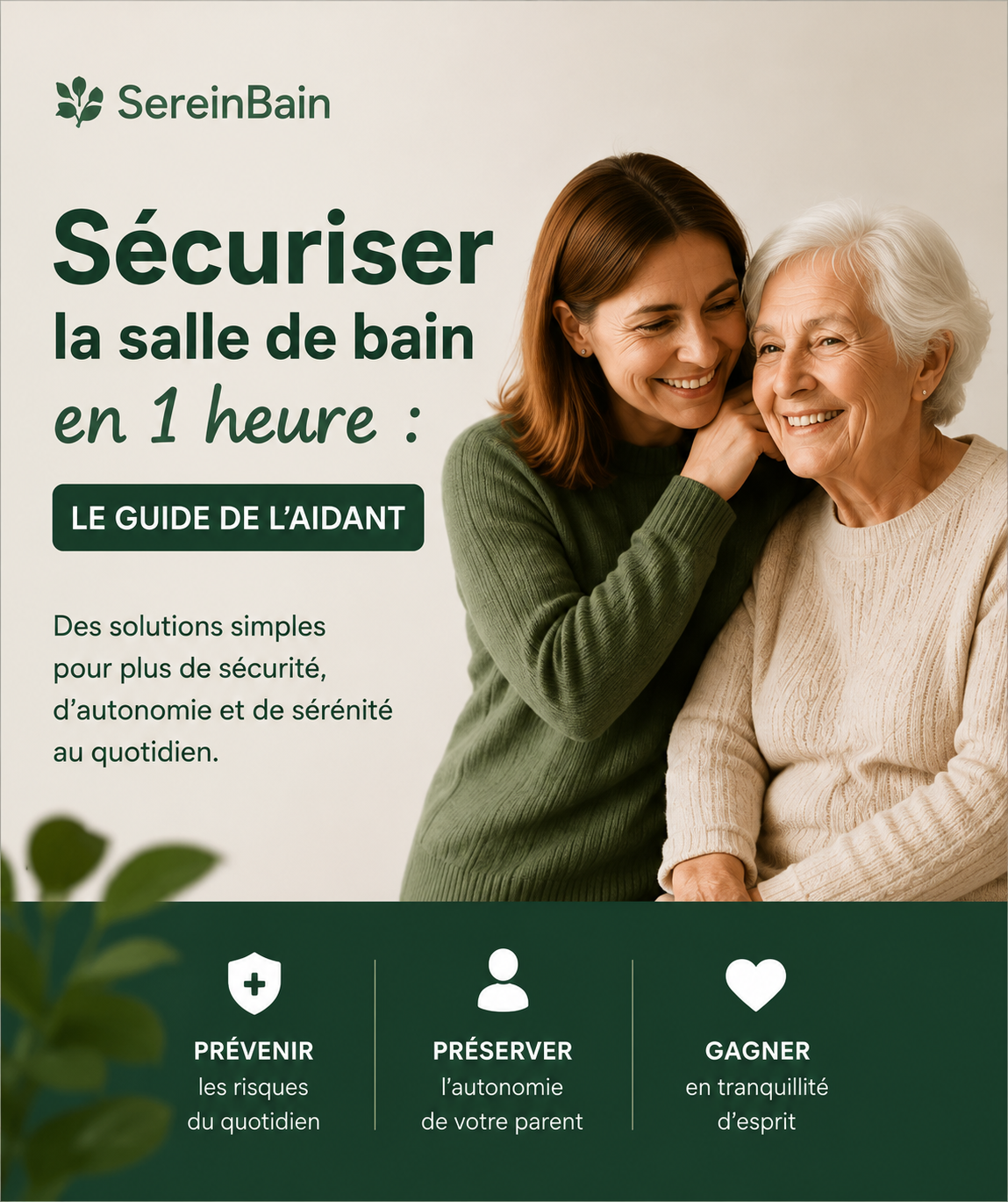 Guide — Sécuriser la salle de bain en 1 heure : le guide de l'aidant